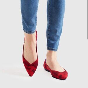 Rothy's The Point Red Camo Sz 10